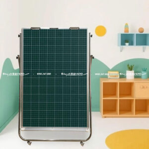 bang-tu-xanh-tieu-hoc-co-chan-flipchart-inox-bvc