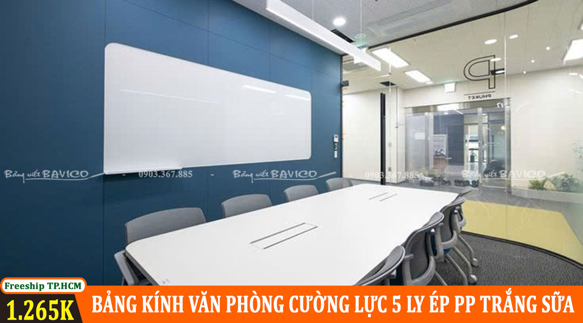 Bảng kính văn phòng cường lực